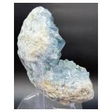 Stunning Natural Blue Celestite Crystal Cluster – 'Stone of Heavenly Peace'