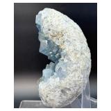 Stunning Natural Blue Celestite Crystal Cluster – 'Stone of Heavenly Peace'