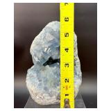 Stunning Natural Blue Celestite Crystal Cluster – 'Stone of Heavenly Peace'
