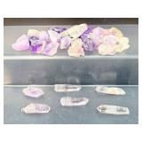Rare Vera Cruz Amethyst 'Laser' Point Set – High-Clarity Mexican Lavender Quartz Specimens
