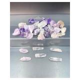 Rare Vera Cruz Amethyst 'Laser' Point Set – High-Clarity Mexican Lavender Quartz Specimens