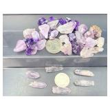 Rare Vera Cruz Amethyst 'Laser' Point Set – High-Clarity Mexican Lavender Quartz Specimens