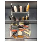 Lot of 35 Mixed Natural Crystal Towers & Double-Terminated Wands