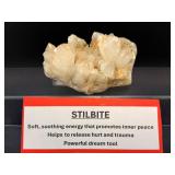 Natural Peach Stilbite Crystal Cluster - Rare 'Bow-Tie' Formation - Museum Quality Zeolite Specimen from India - 360° Display
