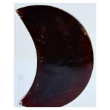 Rare 23MYO Indonesian Blue Amber Crescent Moon – Stunning Miocene Fossil