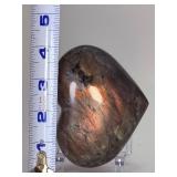 Rare AAA+ Grade Purple & Sunset Flash Labradorite Heart | Masterpiece Polished  Spectrolite Collector Specimen | Stone of Transformation & Intuition