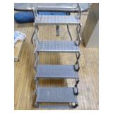 4-Step Collapsible Metal Steps