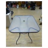 Glass Top Patio Table