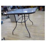 Glass Top Patio Table