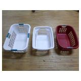 3 Laundry Baskets