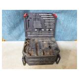 Toolbox Full of Assorted Drill Bits