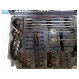 Toolbox Full of Assorted Drill Bits