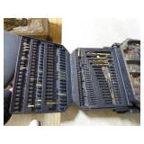 Toolbox Full of Assorted Drill Bits