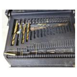 Toolbox Full of Assorted Drill Bits