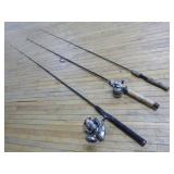 3 Fishing Rod and 2 Reels