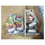 Rhubarb and Garlic Seed Packets