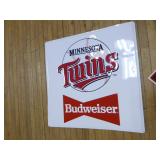 2 Minnesota Twins Tin Signs
