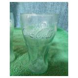 6 Vintage Coca-Cola Glasses