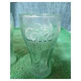 6 Vintage Coca-Cola Glasses