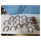 Vintage Horseshoes and Irons