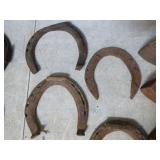 Vintage Horseshoes and Irons