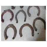 Vintage Horseshoes and Irons