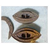 Vintage Horseshoes and Irons