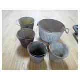 5 Vintage Buckets