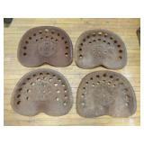 4 Vintage Tractor Seats