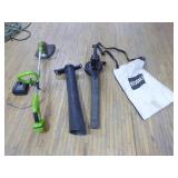 Lawn Blower and Weed Trimmer