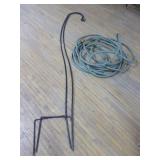 Shepherd Hooks and Garden Hose