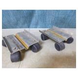 2 Heavy Equipment Skates/Dollies