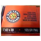 4 Boxes of Red Army Standard Steel Case Ammunition