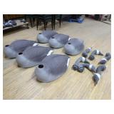 6 Canadian Goose Decoys