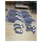 6 Canadian Goose Decoys