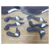 6 Canadian Goose Decoys