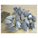 20 Assorted Floating Duck Decoys