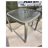 (2) Metal Patio Side Tables