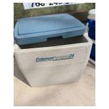 (2) Coolers one with Wheels