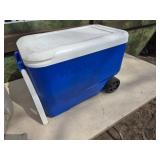 (2) Coolers one with Wheels