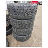 (4) 255/55R20 BFGoodrich Trail Terrian T/A Tires