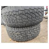 (4) 255/55R20 BFGoodrich Trail Terrian T/A Tires