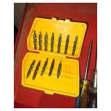 Assorted Screw Drivers and Dewalt Bits