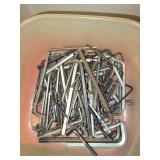 Large Assortment of Various Size Allen Wrenches