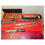 Large Assortment of Various Size and Brand Sockets, Ratchet and Air Ratchet