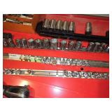 Large Assortment of Various Size and Brand Sockets, Ratchet and Air Ratchet