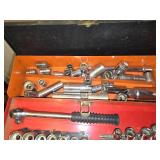 Large Assortment of Various Size and Brand Sockets, Ratchet and Air Ratchet