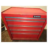 5 Drawer Husky Rolling Tool Cart with Contents