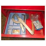 5 Drawer Husky Rolling Tool Cart with Contents