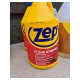 Large Assortment of Zep Floor Products, Most Jugs Full to Almost Full